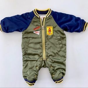 Cat & Jack adorable Astronaut Quilted Snowsuit